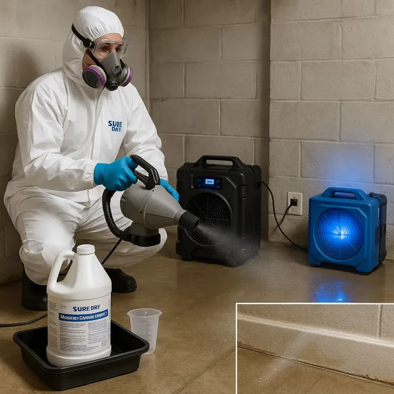 Sanitization and Odor Removal process in Stoneville, NC