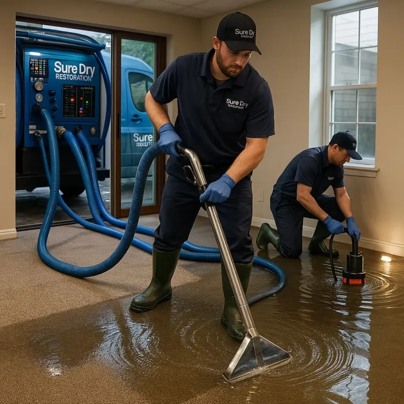 Water Extraction and Removal process in Stoneville, NC
